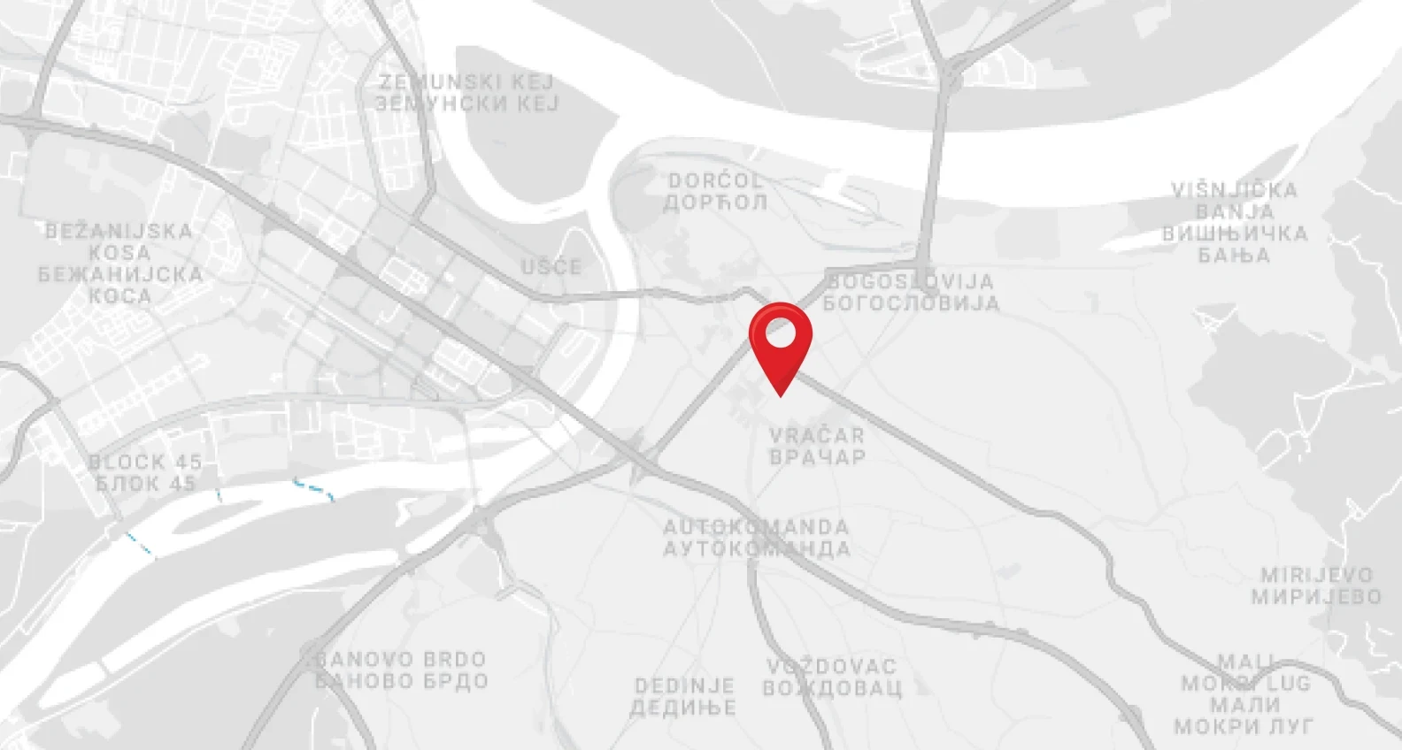 Mapa sa lokacijom naše kancelarije