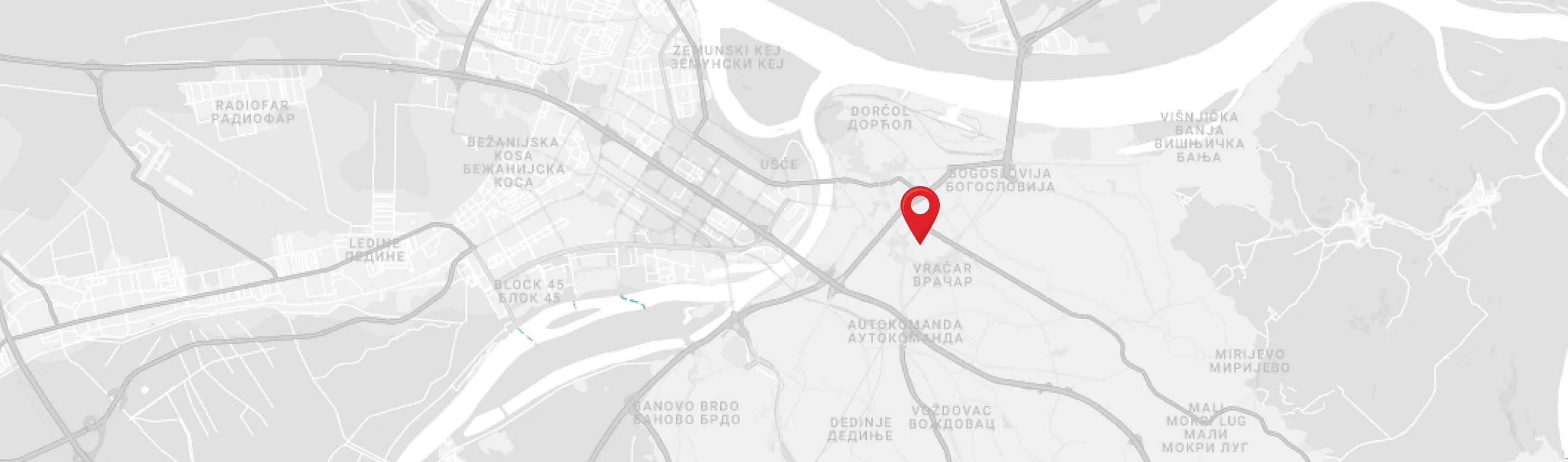 Mapa sa lokacijom naše kancelarije